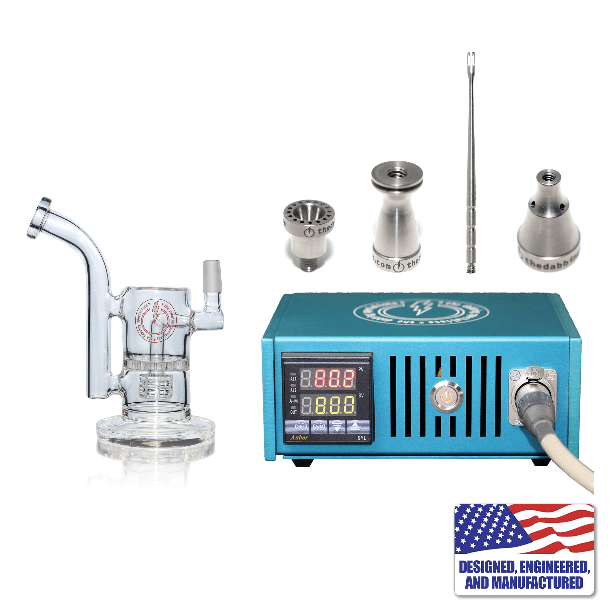 Custom The Dabbing Specialists Enail Dabbing Kit #1 | Blue Kit View | DW