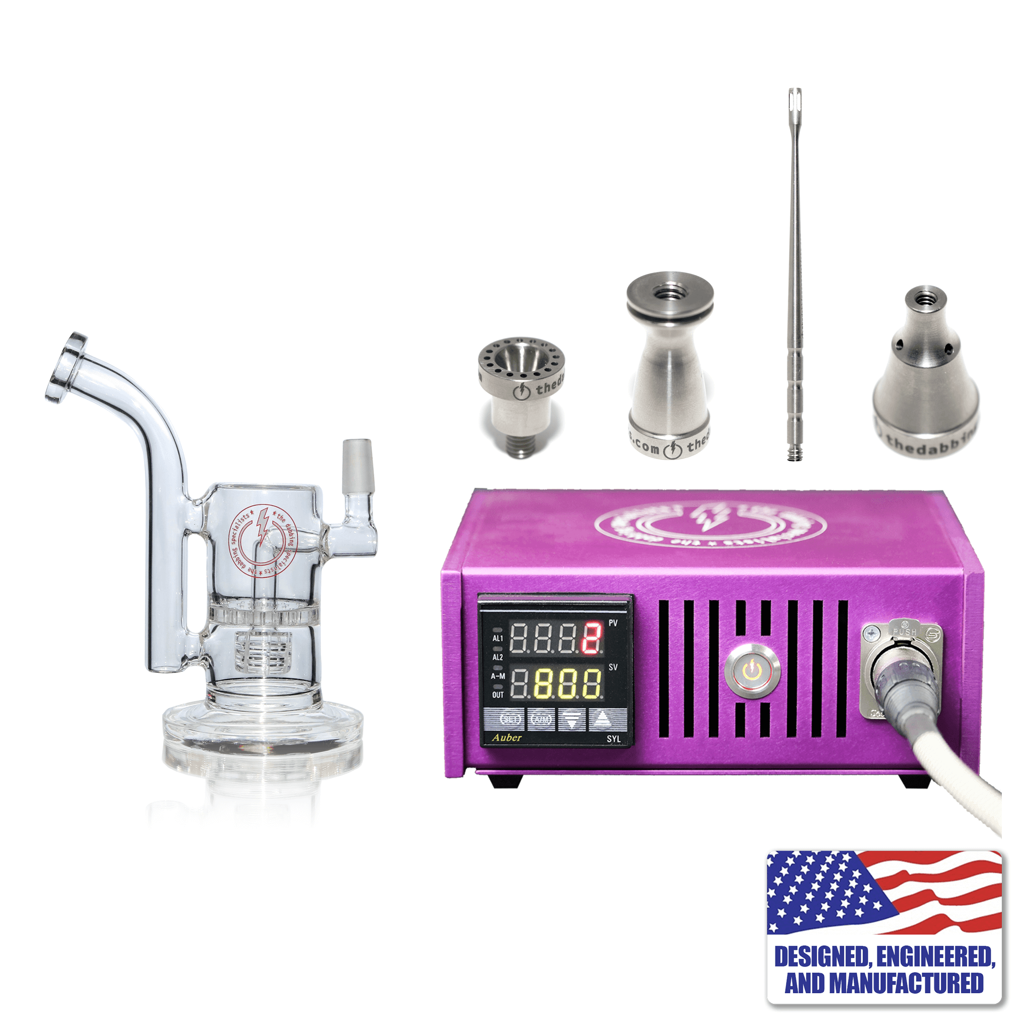 Custom The Dabbing Specialists Enail Dabbing Kit #1 | Purple Kit View | DW