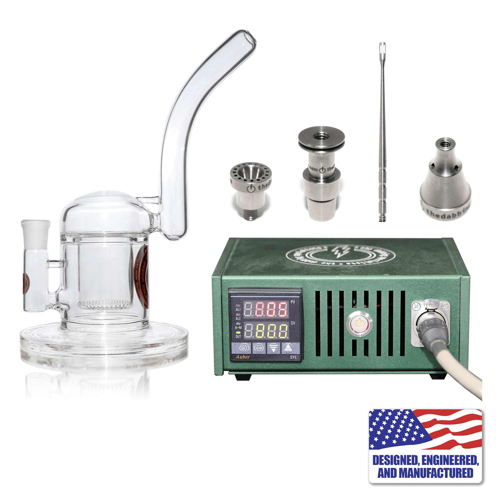 Enail Dabbing Kit | Custom Dabbing Kit #2 | Green Kit View | Dabbing Warehouse