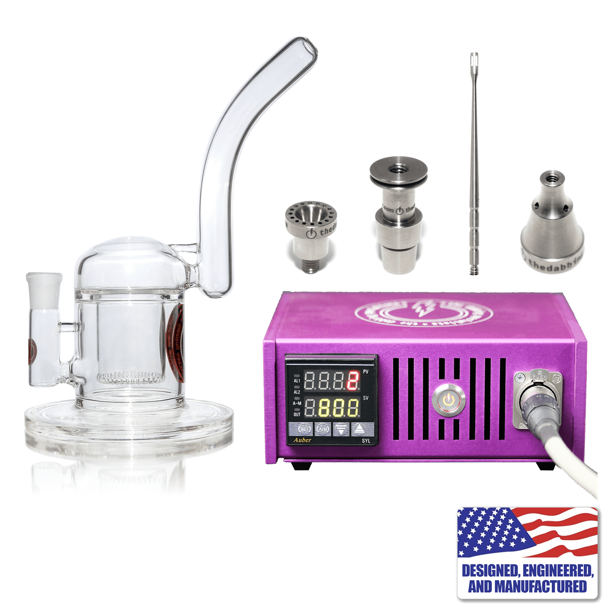Enail Dabbing Kit | Custom Dabbing Kit #2 | Purple Kit View | Dabbing Warehouse