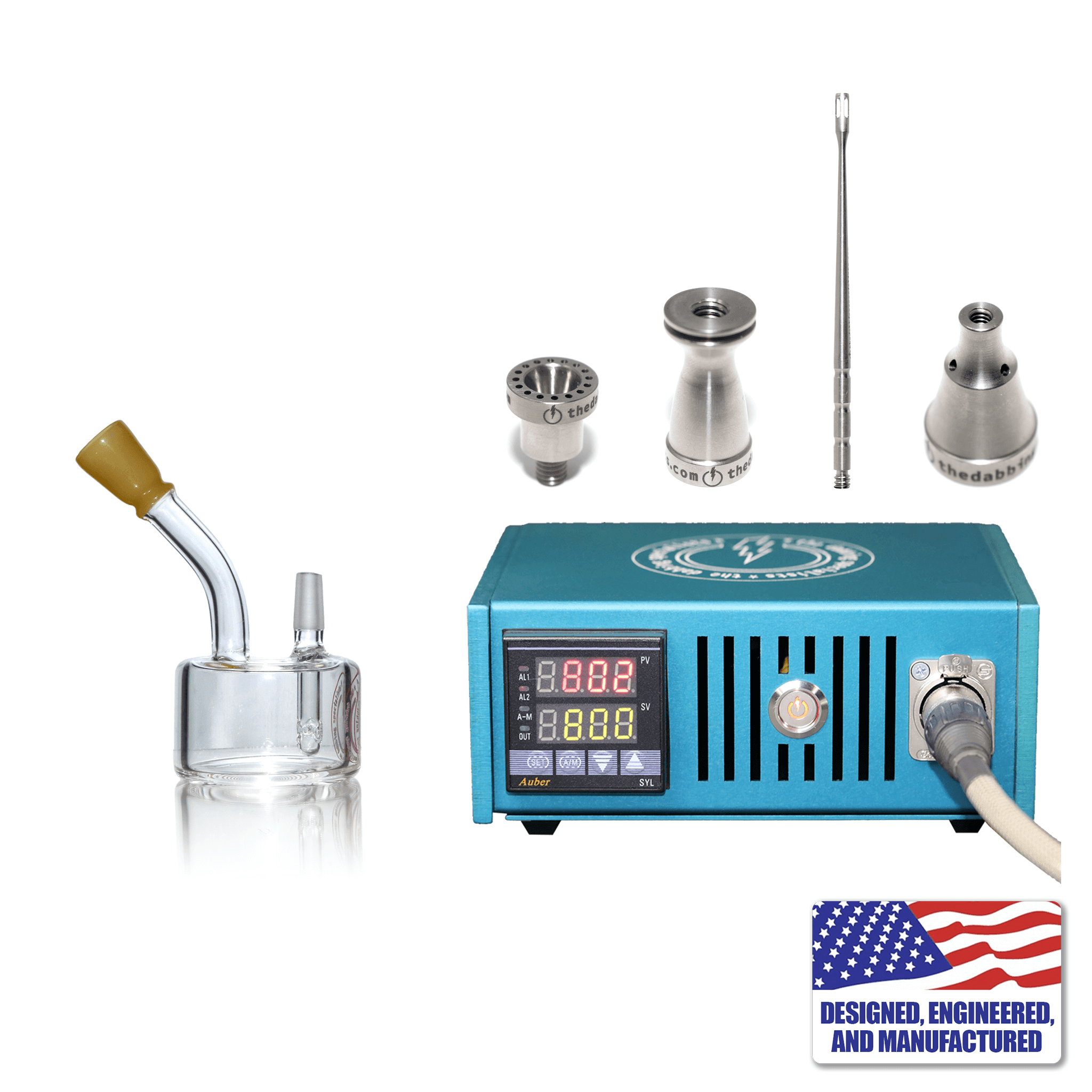 Enail Dabbing Kit | Custom Dabbing Kit #3 | Blue Kit View | Dabbing Warehouse