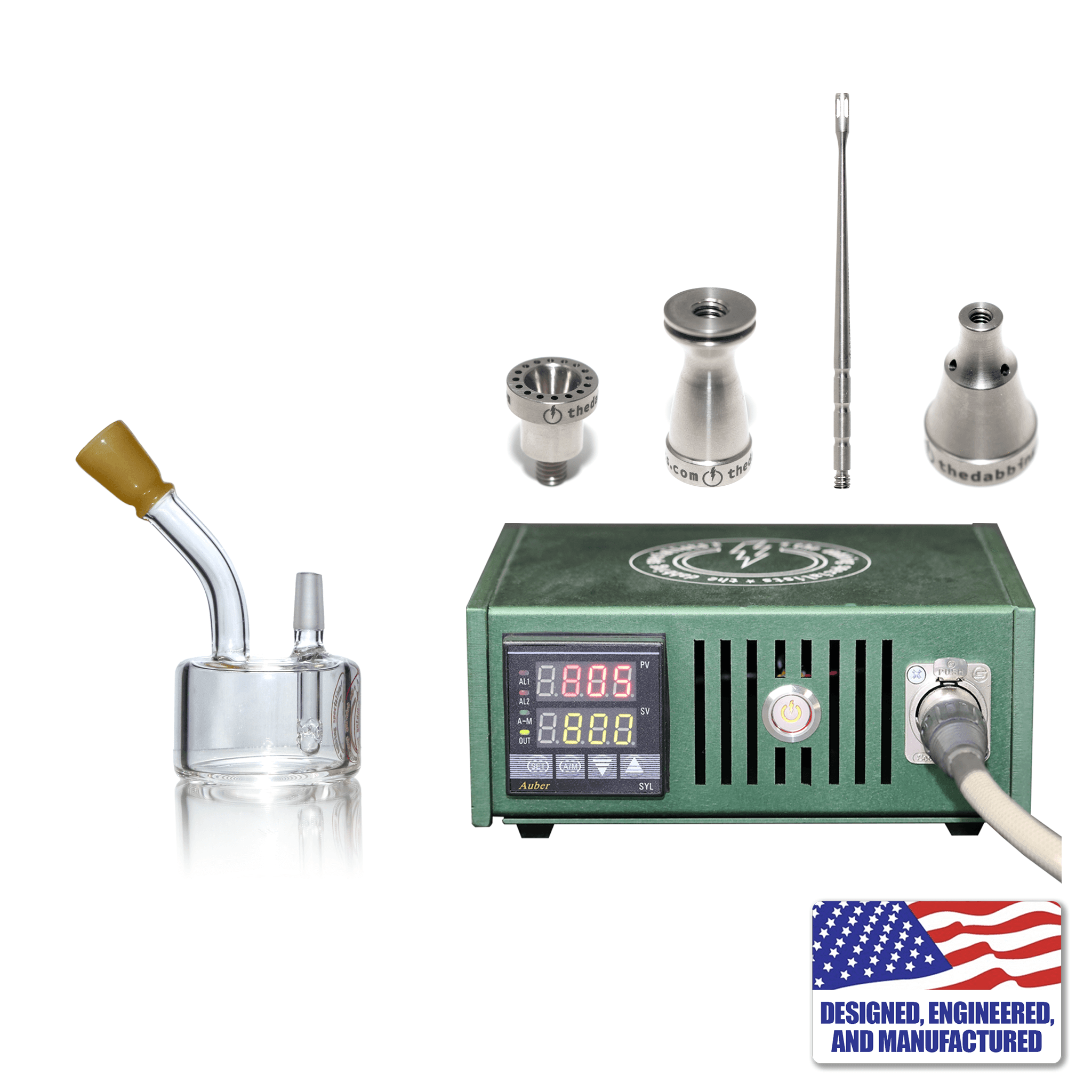 Enail Dabbing Kit | Custom Dabbing Kit #3 | Green Kit View | Dabbing Warehouse