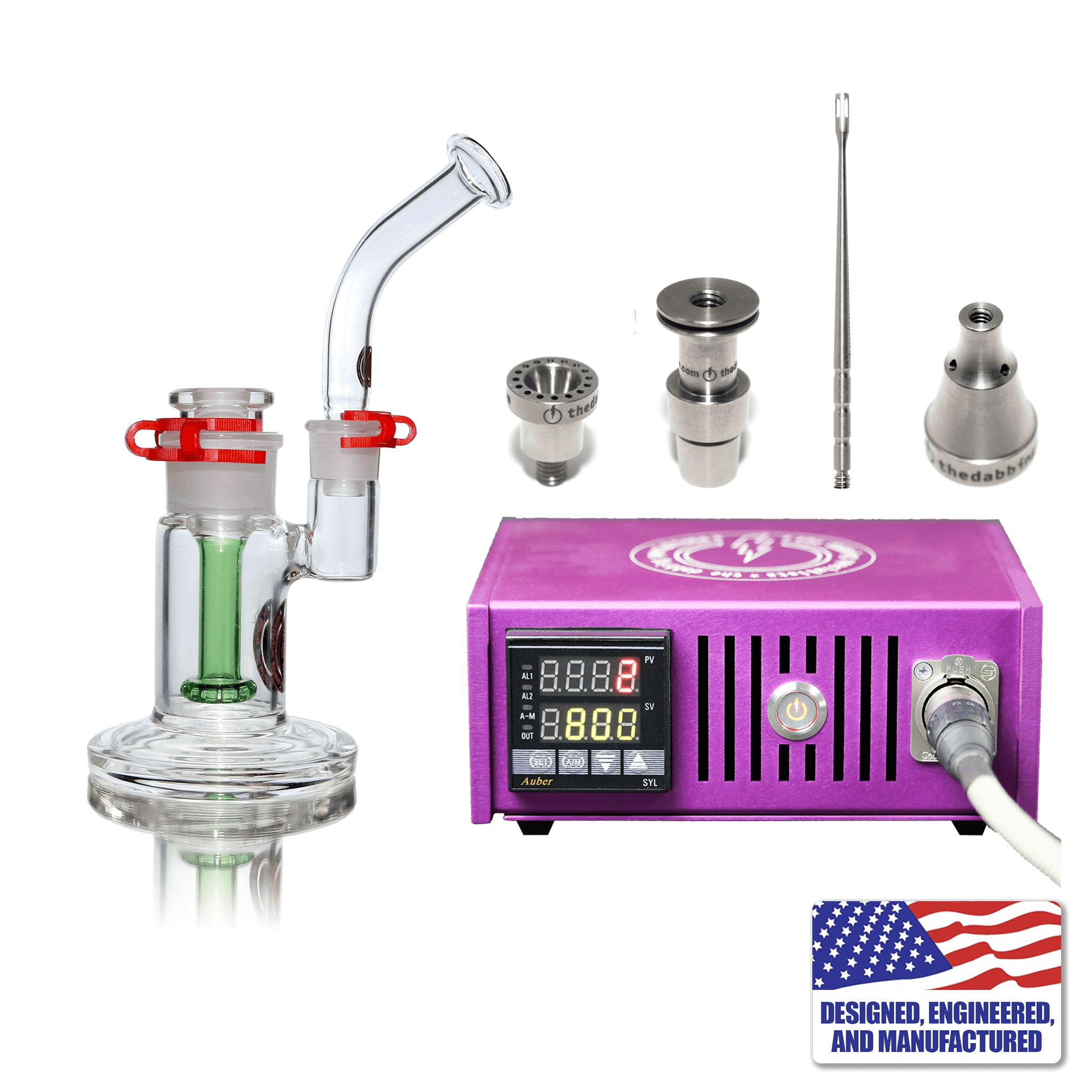 Enail Dabbing Kit | Custom Dabbing Kit #4 | Purple Kit View | Dabbing Warehouse