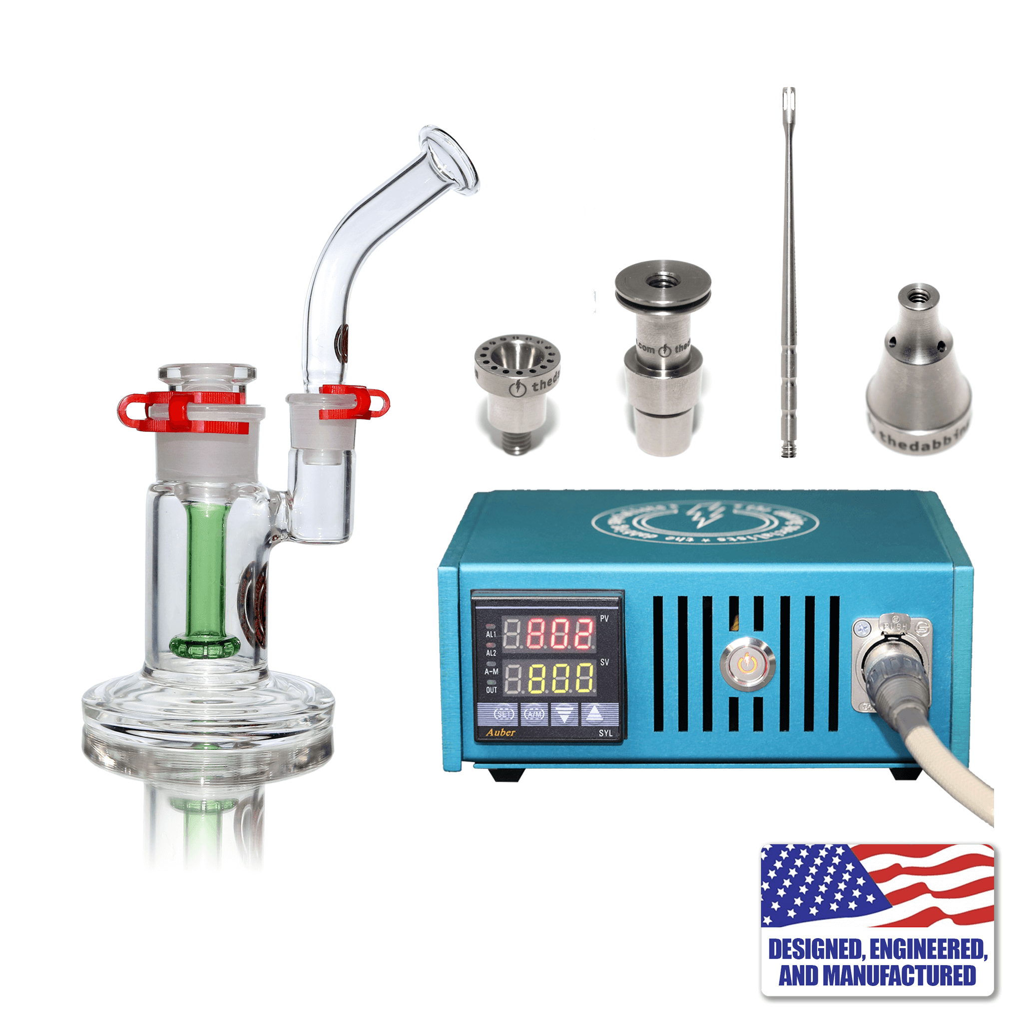 Enail Dabbing Kit | Custom Dabbing Kit #4 | Blue Kit View | Dabbing Warehouse