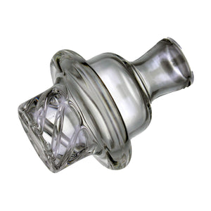 Cyclone Spinner Carb Cap | Clear Cyclone Angled View | Dabbing Warehouse