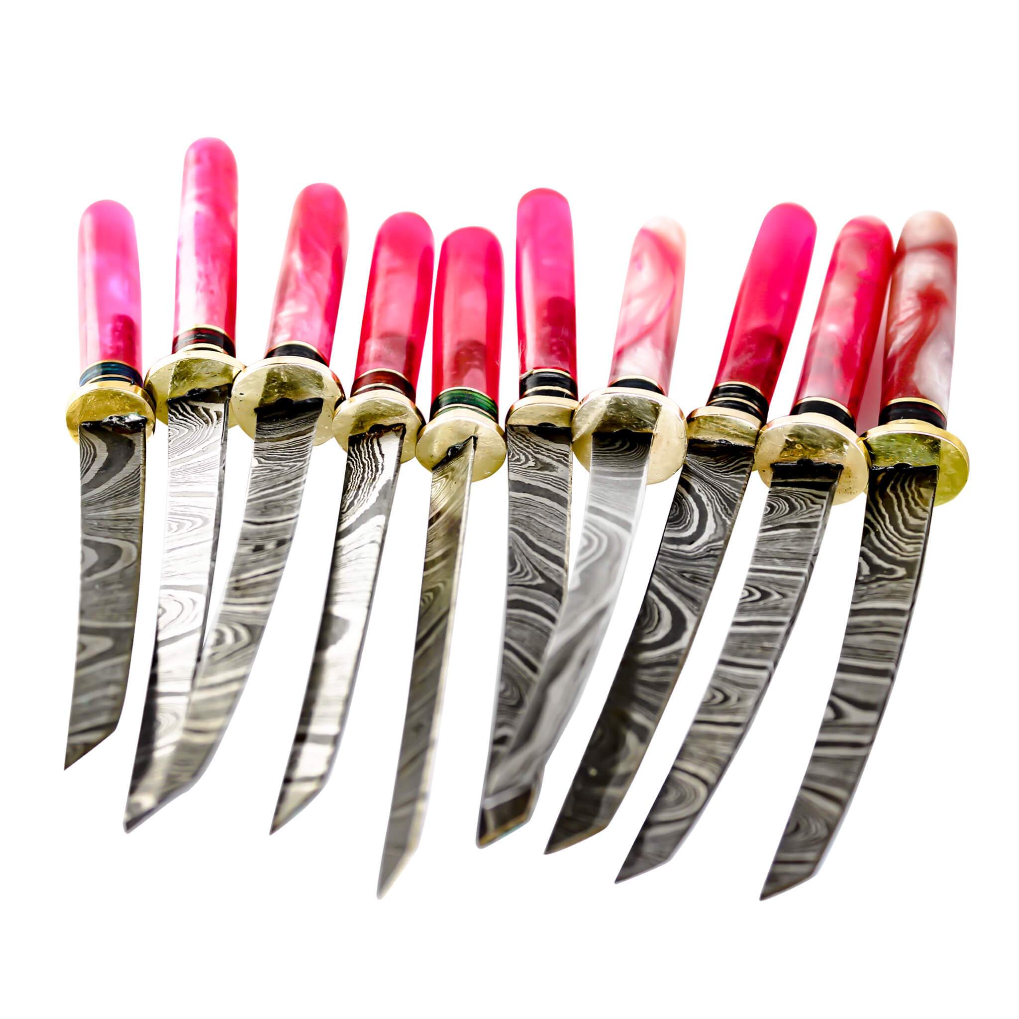 Damascus Steel Dab Knife | Alternate Lot View | Dabbing Warehouse