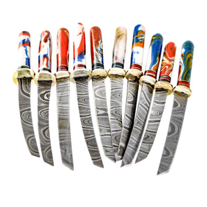 Damascus Steel Dab Knife | Alternate Lot View | Dabbing Warehouse