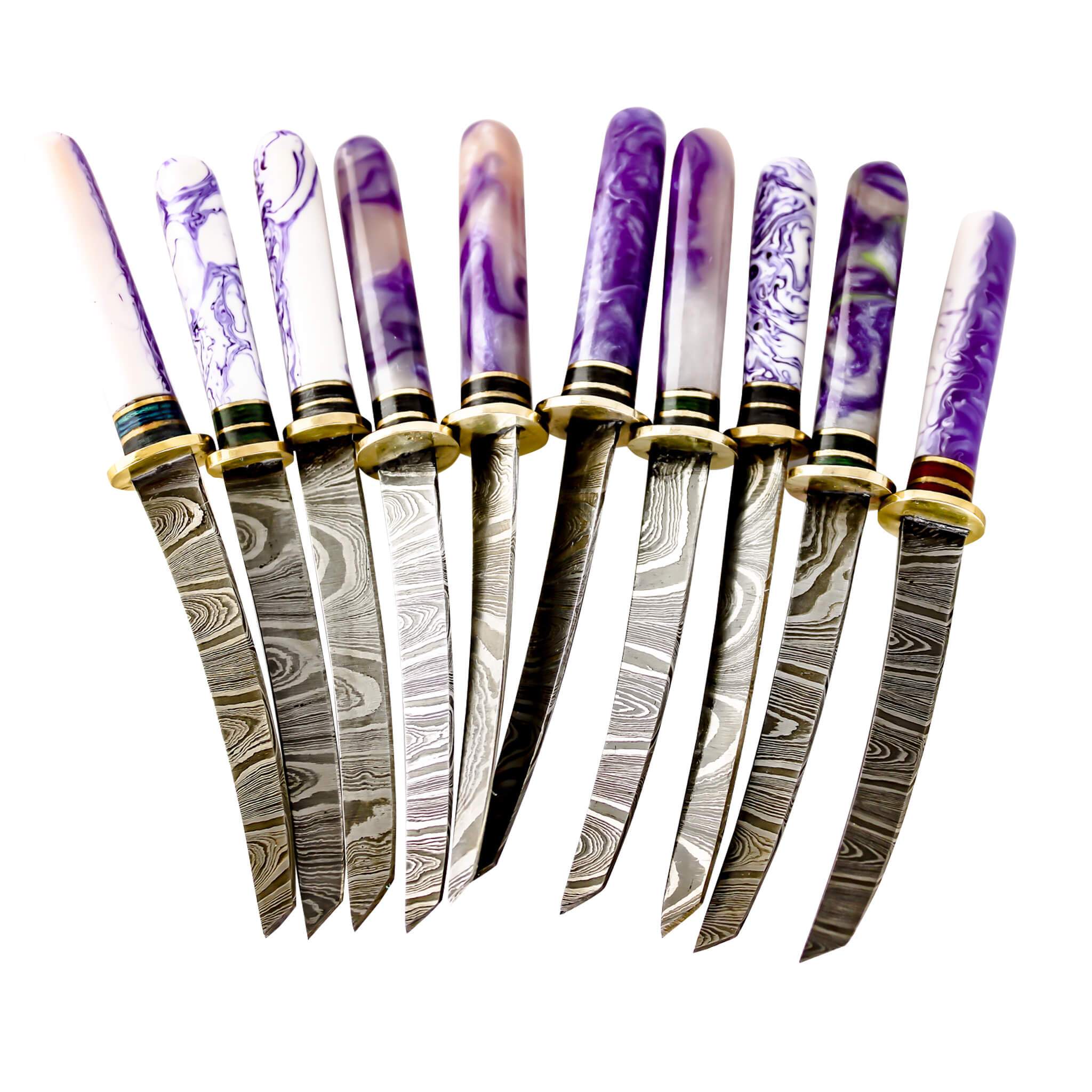Damascus Steel Dab Knife | Alternate Lot View | Dabbing Warehouse