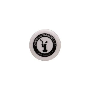 Dab Container | Concentrate Holder | Black & White Top Down View | Dabbing Warehouse