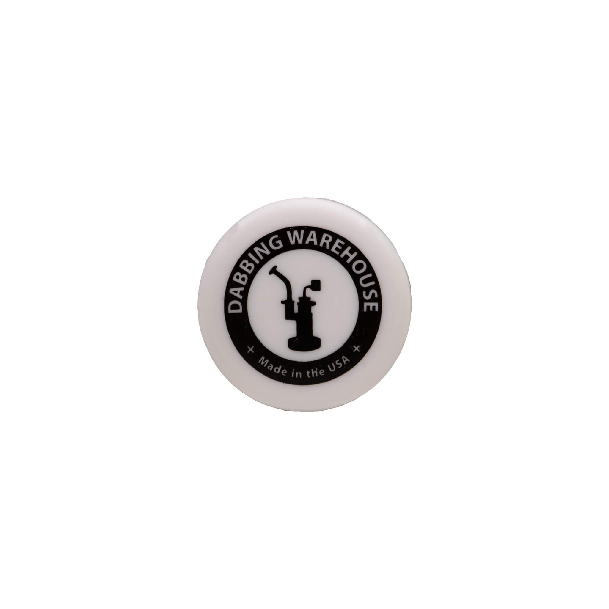 Dab Container | Concentrate Holder | Black & White Top Down View | Dabbing Warehouse