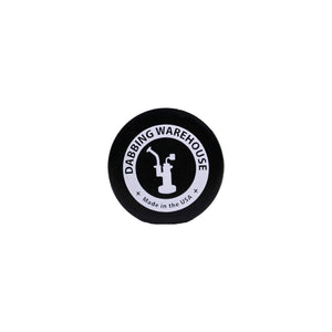 Dab Container | Concentrate Holder | White & Black Top Down View | Dabbing Warehouse