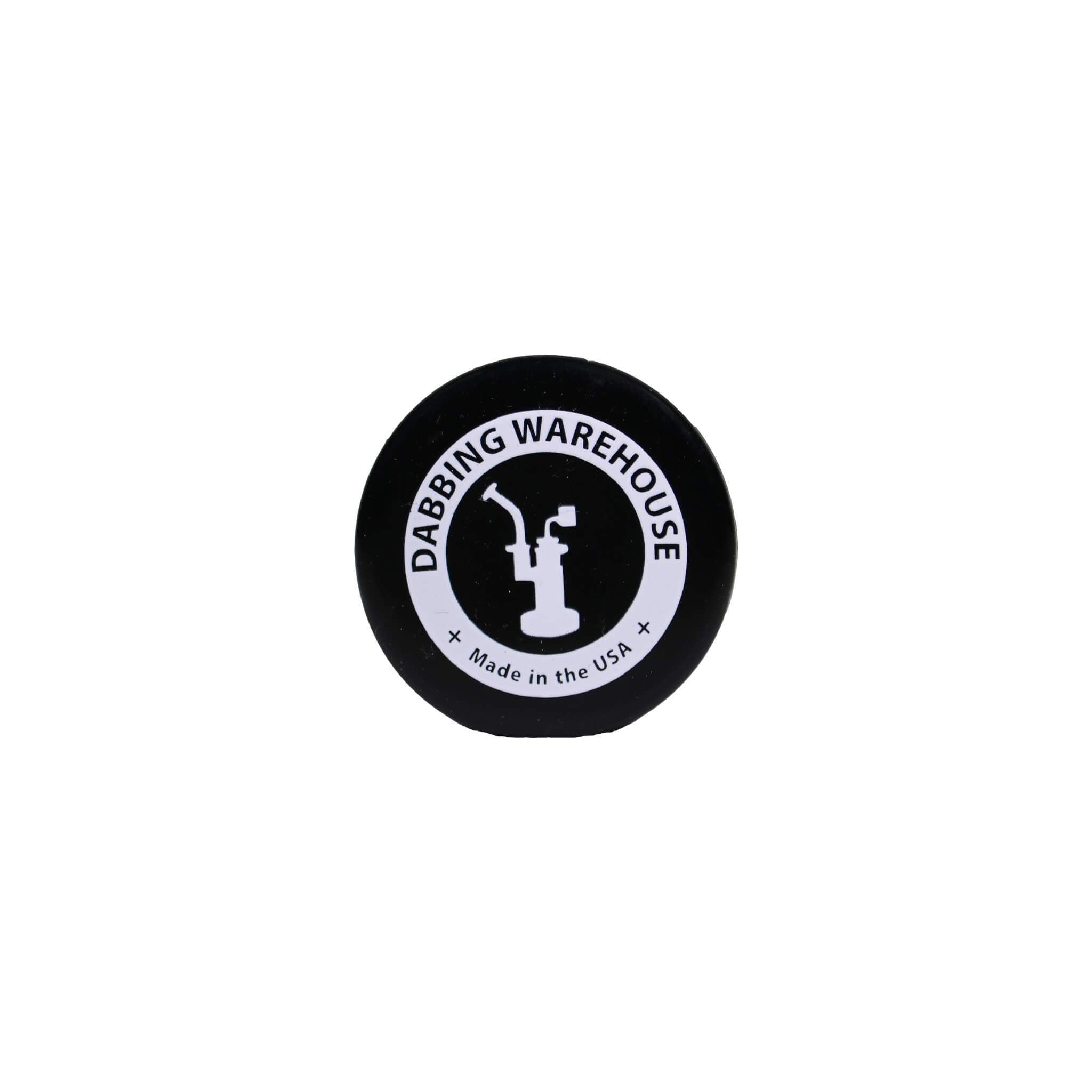 Dab Container | Concentrate Holder | White & Black Top Down View | Dabbing Warehouse