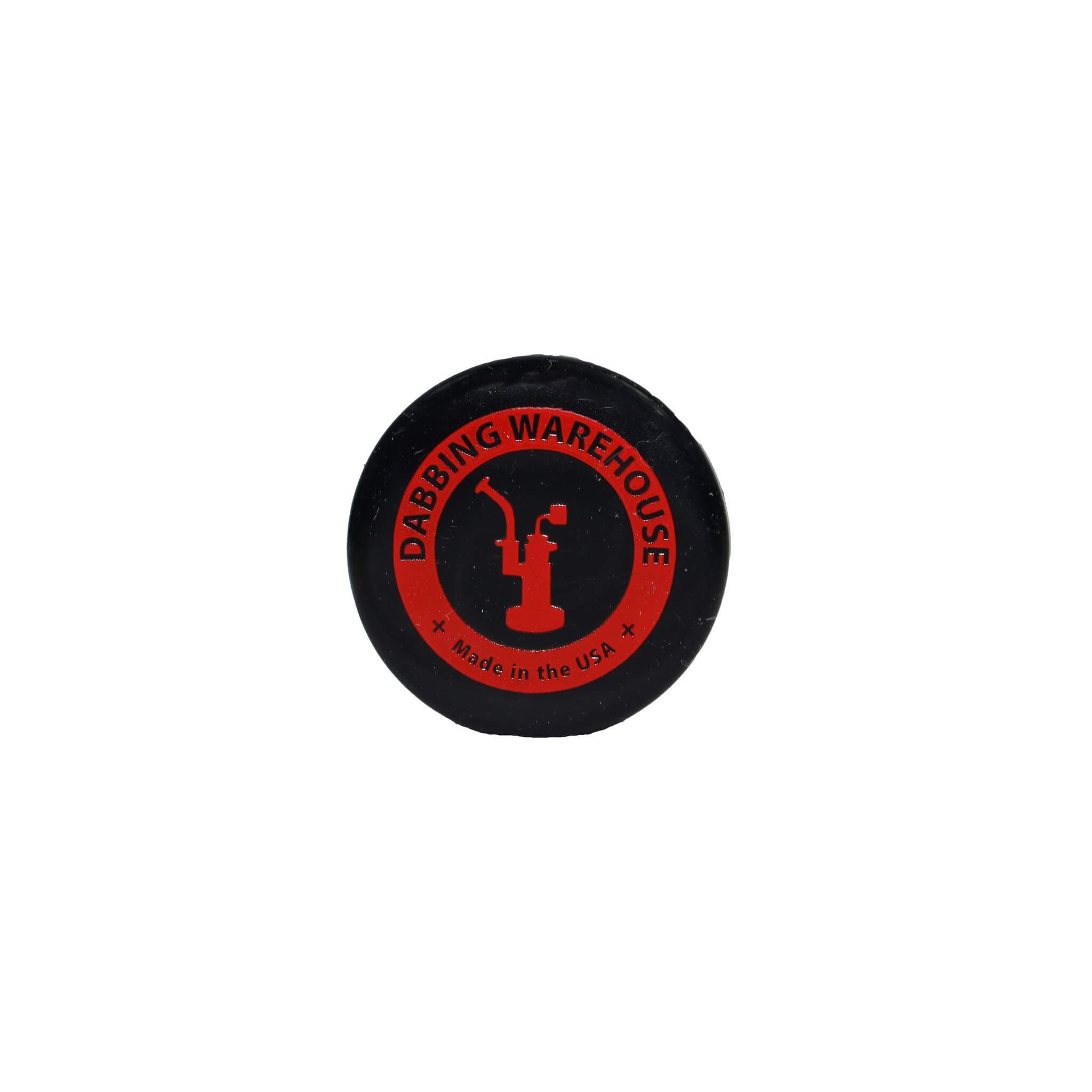 Dab Container | Concentrate Holder | Red & Black Top Down View | Dabbing Warehouse