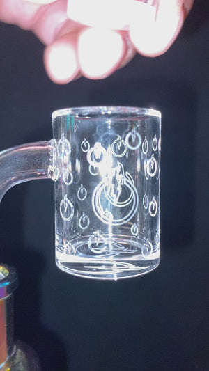 Opaque Bottom Quartz Insert Cup