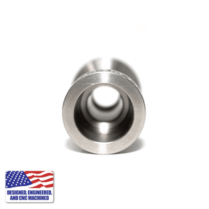 Glass Dab Rig Kit | Mini Hockey Puck with 20mm Titanium Nail | Titanium Nail Body Inner View | DW