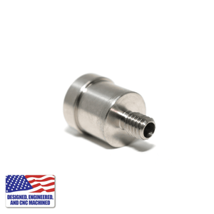 Dab Rig Kit | Showerhead Bubbler with 20mm Titanium Nail | Titanium Nail Prone View | DW