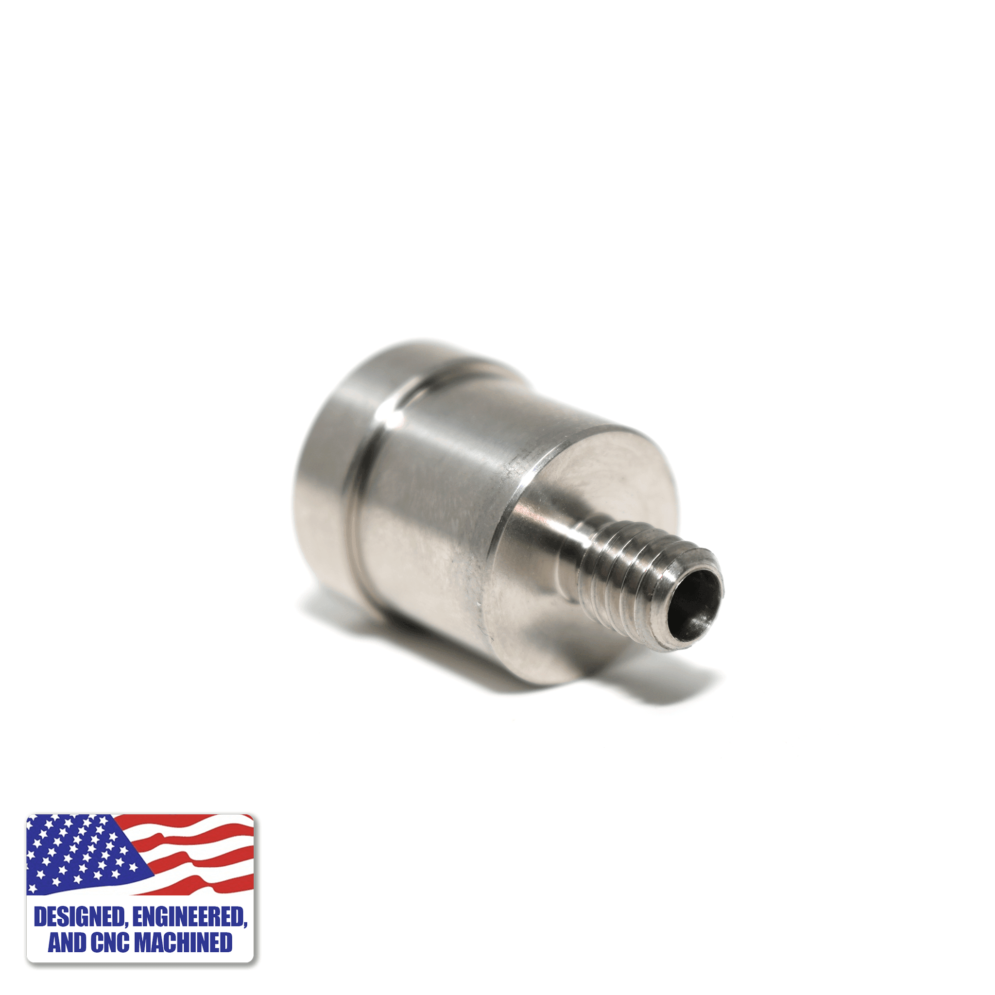 Dab Rig Kit | Showerhead Bubbler with 20mm Titanium Nail | Titanium Nail Prone View | DW