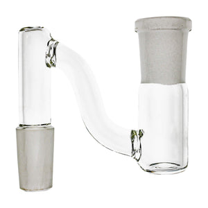 Glass Dropdown | S Neck Style |14mm Male to 14mm Female | Profile View | DW