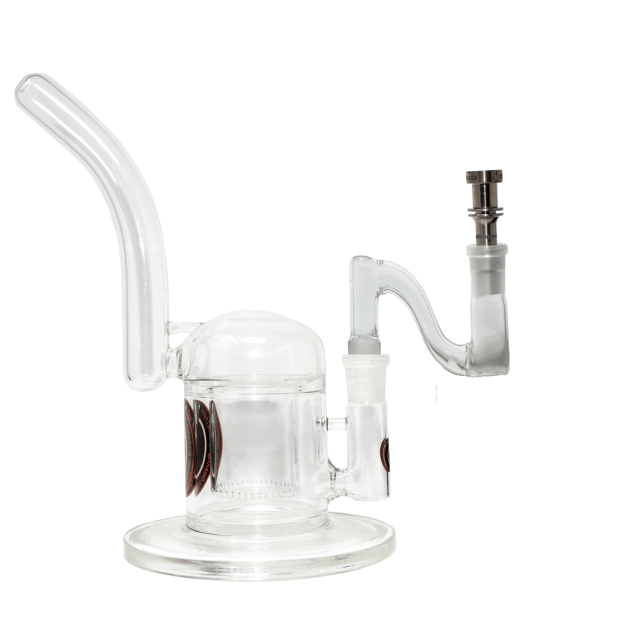 Glass Dropdown | S Neck Style | 18mm Male to 18mm Female | In Use View | DW