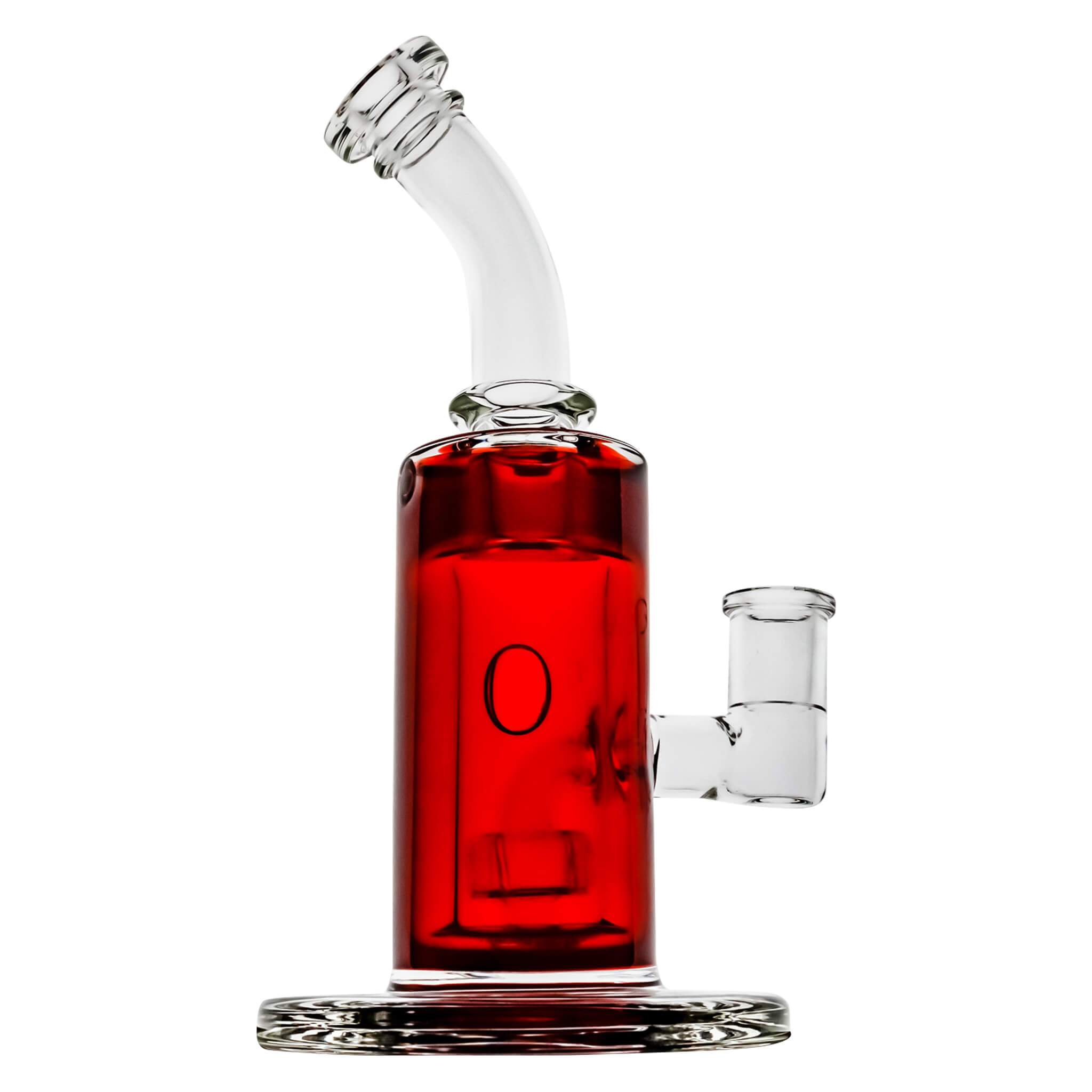 Glycerin Dab Rig | Red Profile View | Dabbing Warehouse