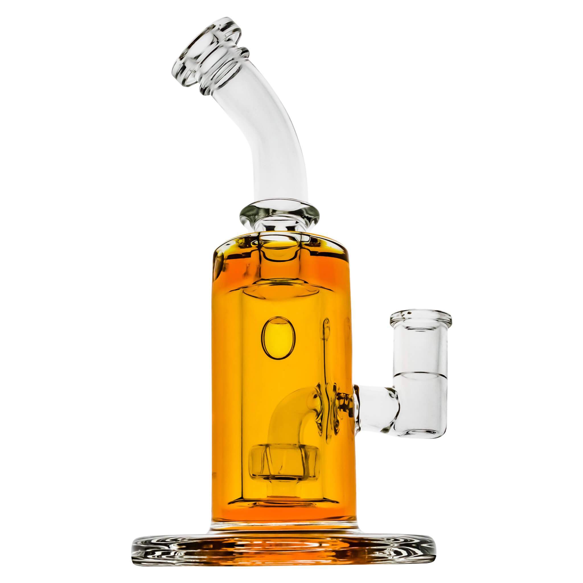 Glycerin Dab Rig | Yellow Profile View | Dabbing Warehouse