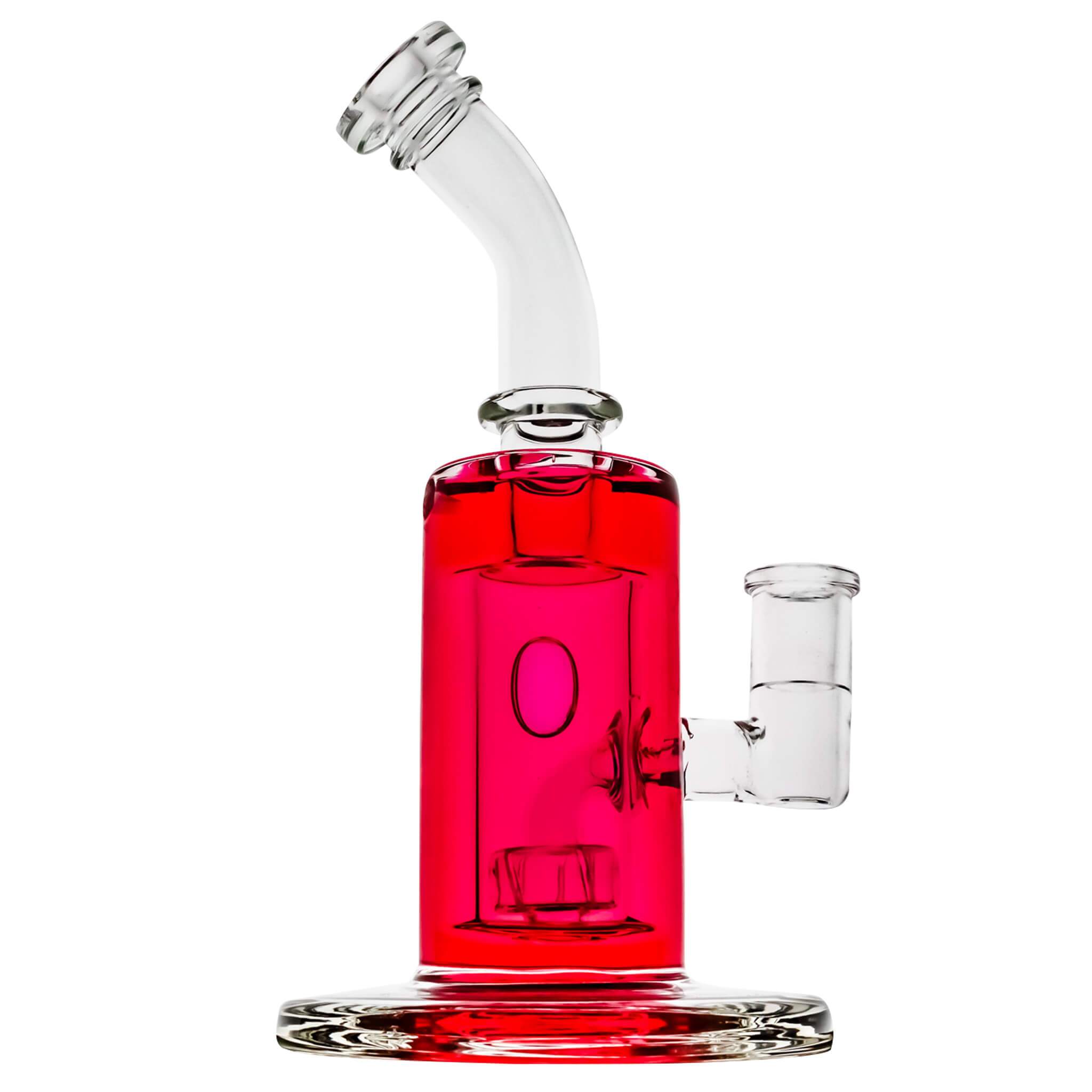 Glycerin Dab Rig | Pink Profile View | Dabbing Warehouse