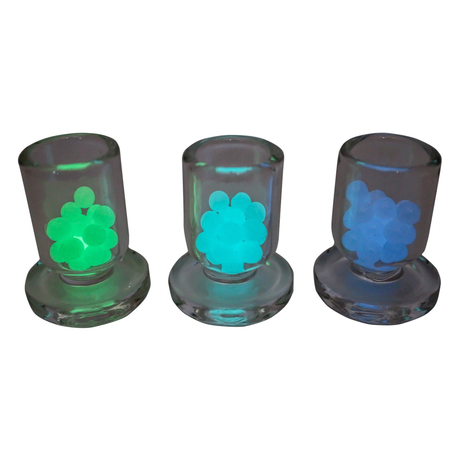 Luminous Quartz Ball Terp Pearls (6mm OD) | Glowing View | Dabbing Warehouse