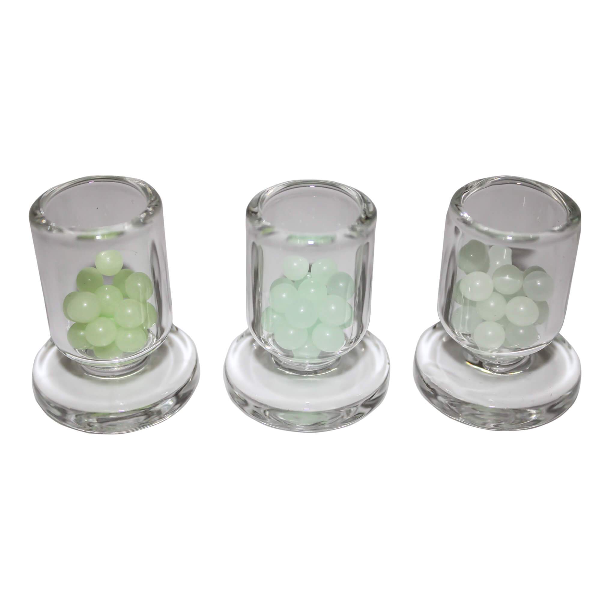 Luminous Quartz Ball Terp Pearls (6mm OD) | Not Glowing View | Dabbing Warehouse
