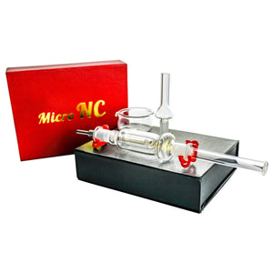 Micro Nectar Collector | Alternate Assembled View On Black Box | Dabbing Warehouse