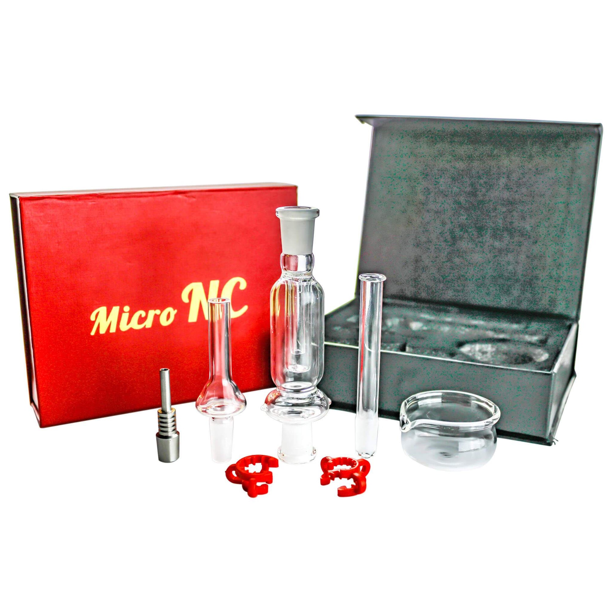 Micro Nectar Collector | Kit View In Front Of Boxes | Dabbing Warehouse
