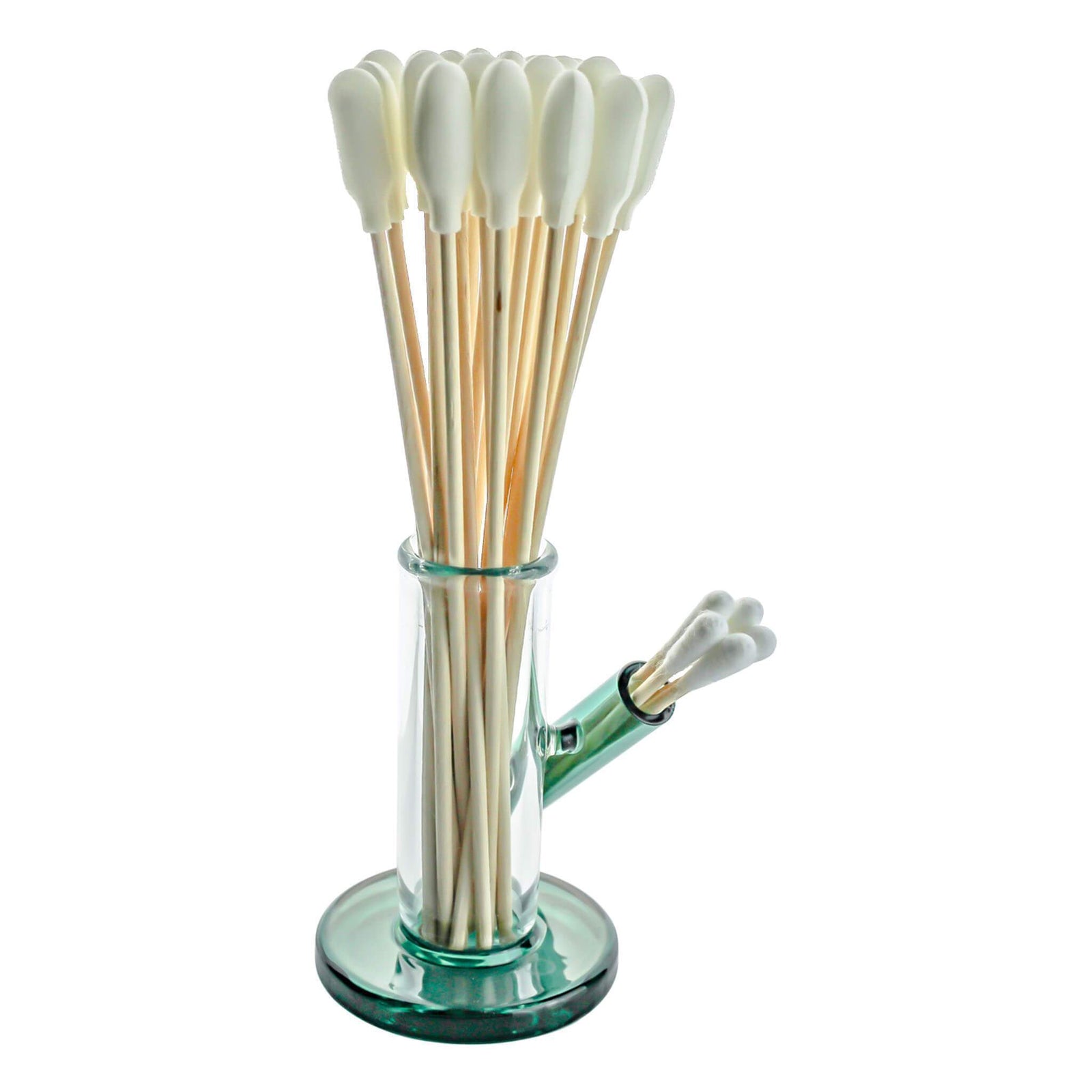 Polyurethane Foam Over Cotton Swabs | In Holder View | Dabbing Warehouse