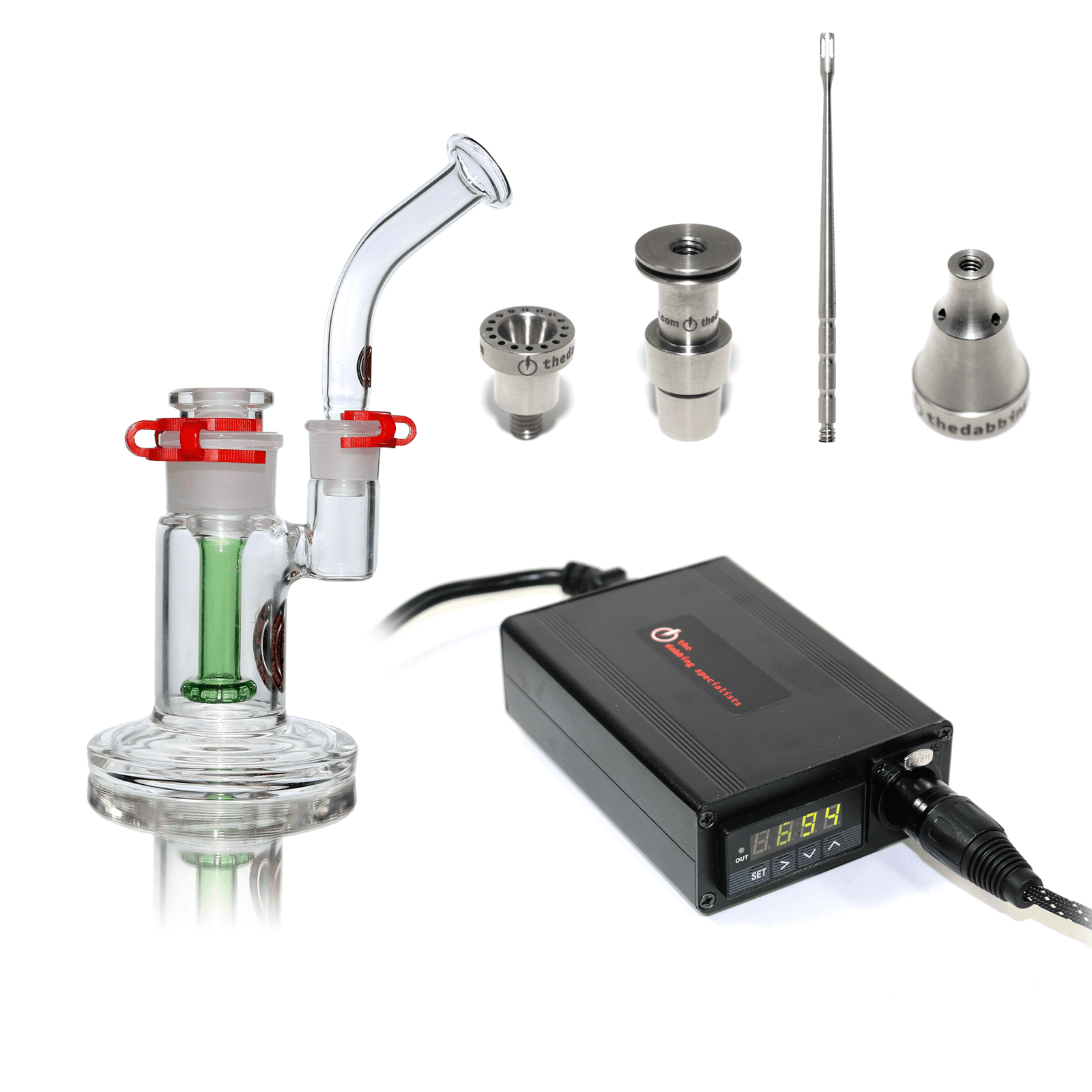 Portable Mini Enail Dabbing Kit #2 | Full Kit Expanded View | Dabbing Warehouse