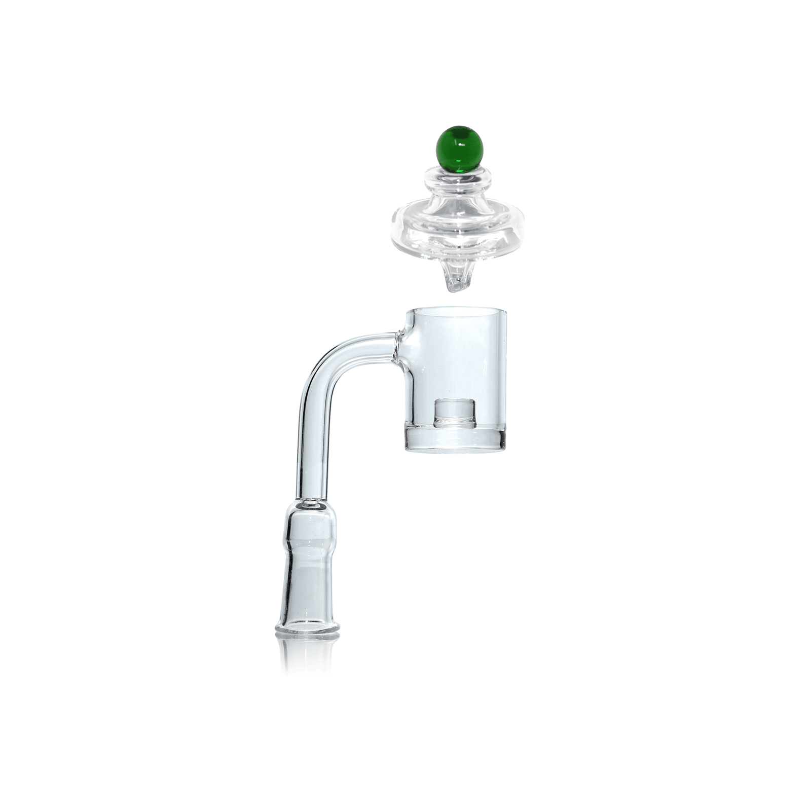 Quartz Banger Core Reactor 10mm Female With Saucer Cap | Full Kit View | Dabbing Warehouse