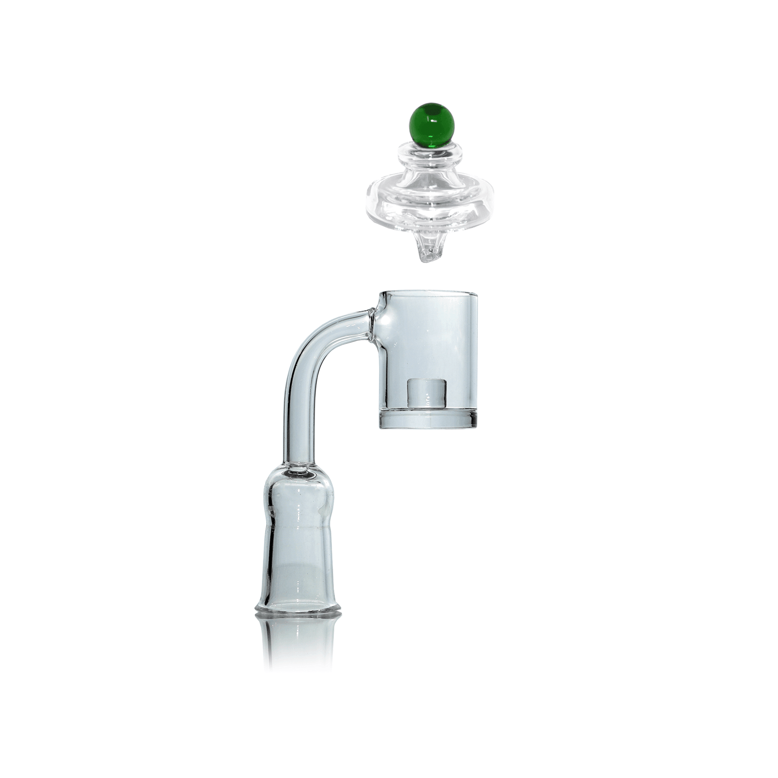 Quartz Banger Core Reactor 14mm Female With Saucer Cap | Full Kit View | Dabbing Warehouse