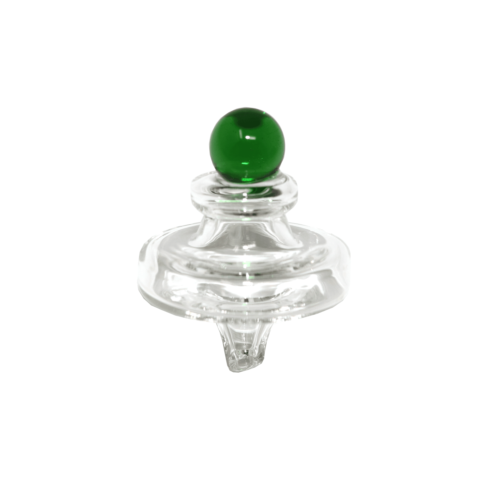Quartz Banger Thermal Core Reactor 10mm Male With Saucer Cap | Saucer Cap View | Dabbing Warehouse