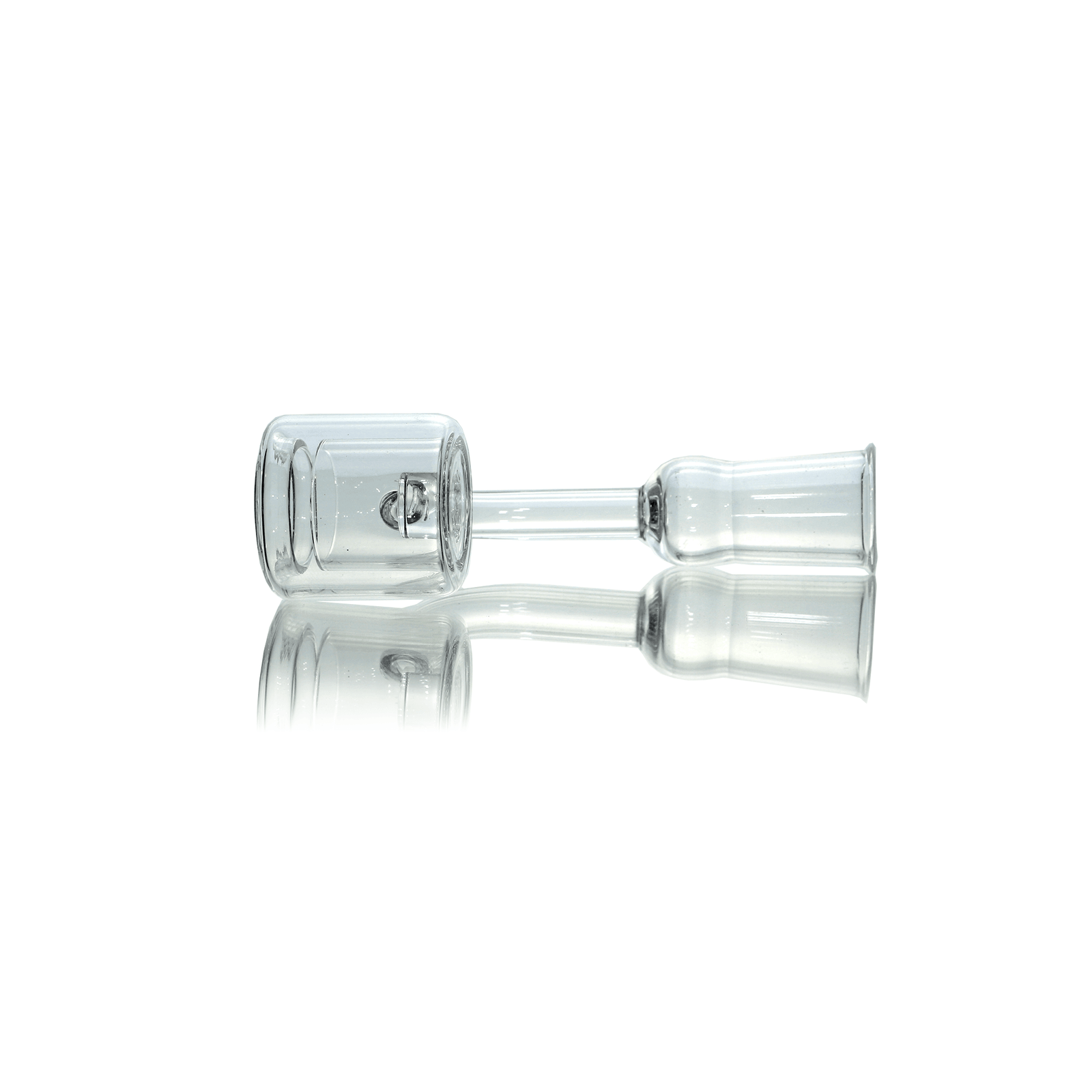 Quartz Banger Thermal Core Reactor 18mm Female With Saucer Cap | Full Kit Profile View | DW