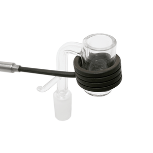 Quartz Enail E-Banger 14mm Male for 20mm Coil (Enail) | In Use View | Dabbing Warehouse