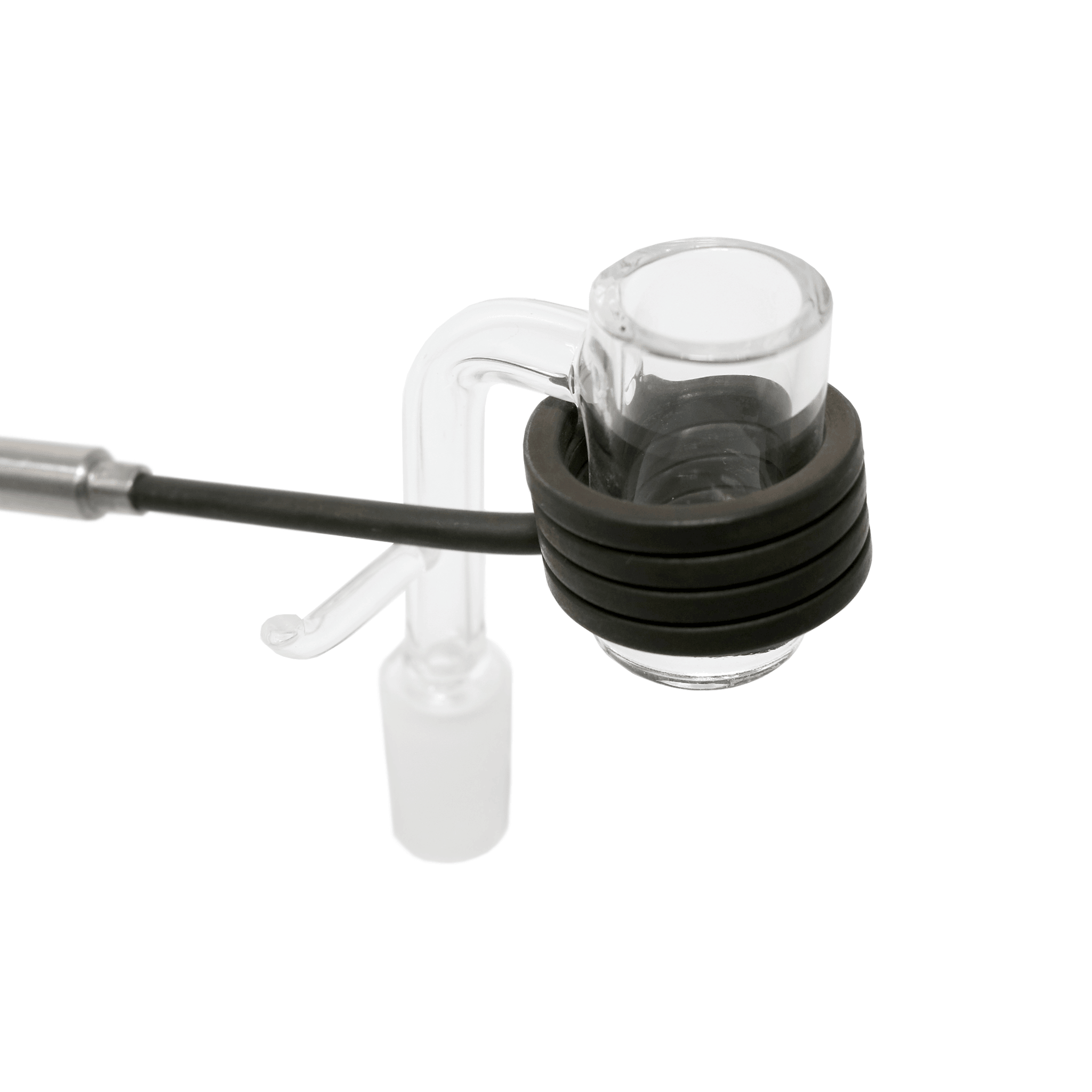 Quartz Enail E-Banger 14mm Male for 20mm Coil (Enail) | In Use View | Dabbing Warehouse