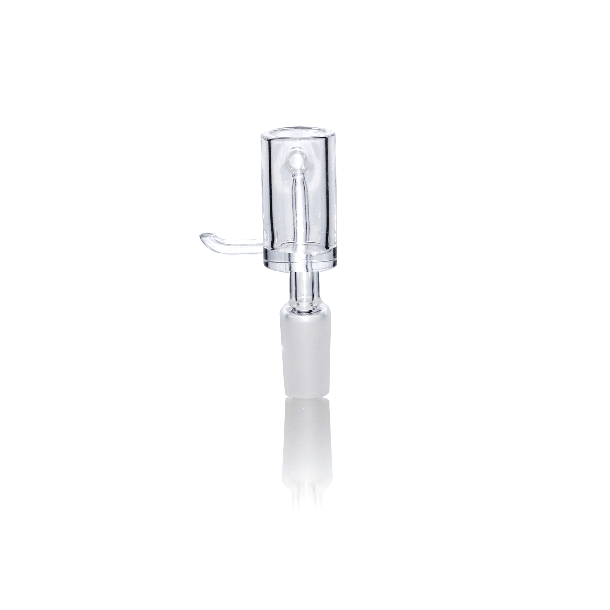 Quartz Enail E-Banger 14mm Male for 20mm Coil (Enail) | Sideways View | Dabbing Warehouse