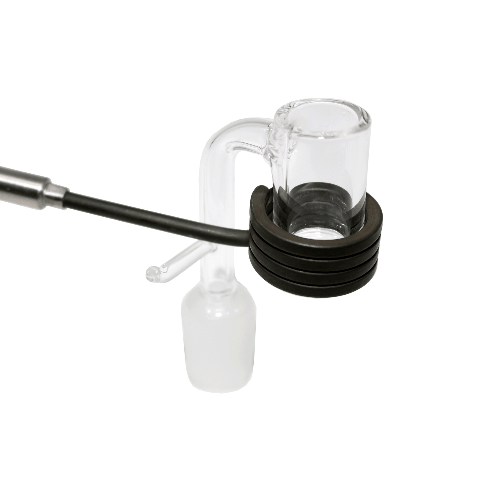 Quartz Enail E-Banger 18mm Male for 20mm Coil (Enail) | In Use View | Dabbing Warehouse