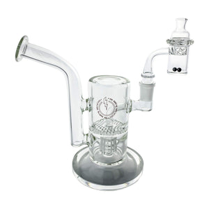 Reborn Precision Bubbler 25mm Handmade Joint Complete Dabbing Kit #1 | Complete Kit View | DW