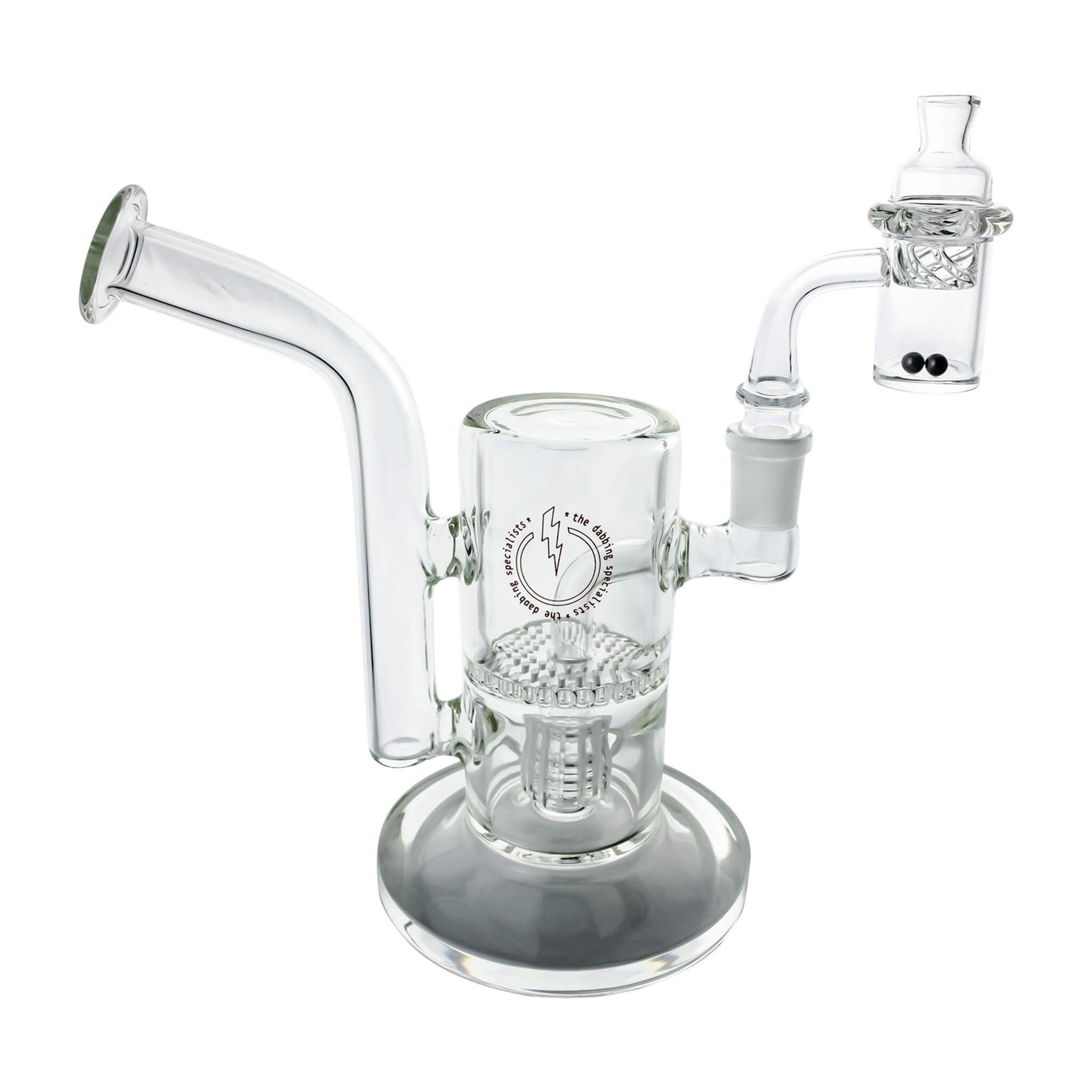 Reborn Precision Bubbler 25mm Handmade Joint Complete Dabbing Kit #1 | Complete Kit View | DW