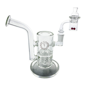 Reborn Precision Bubbler 25mm Handmade Joint Complete Dabbing Kit #1 | Kit Alternate View | DW