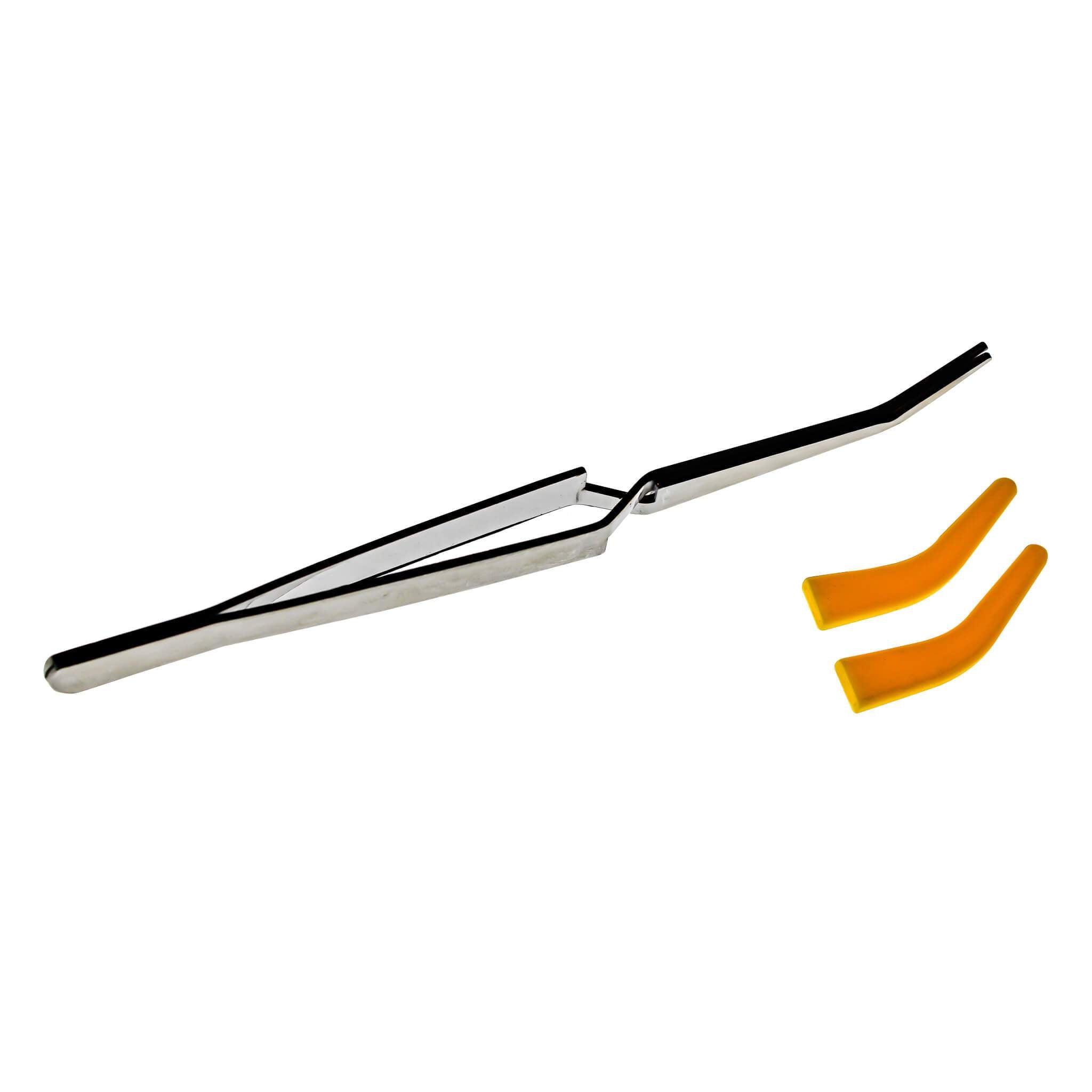 Reverse Tweezers | Silicone Tipped | Tips Removed View | Dabbing Warehouse