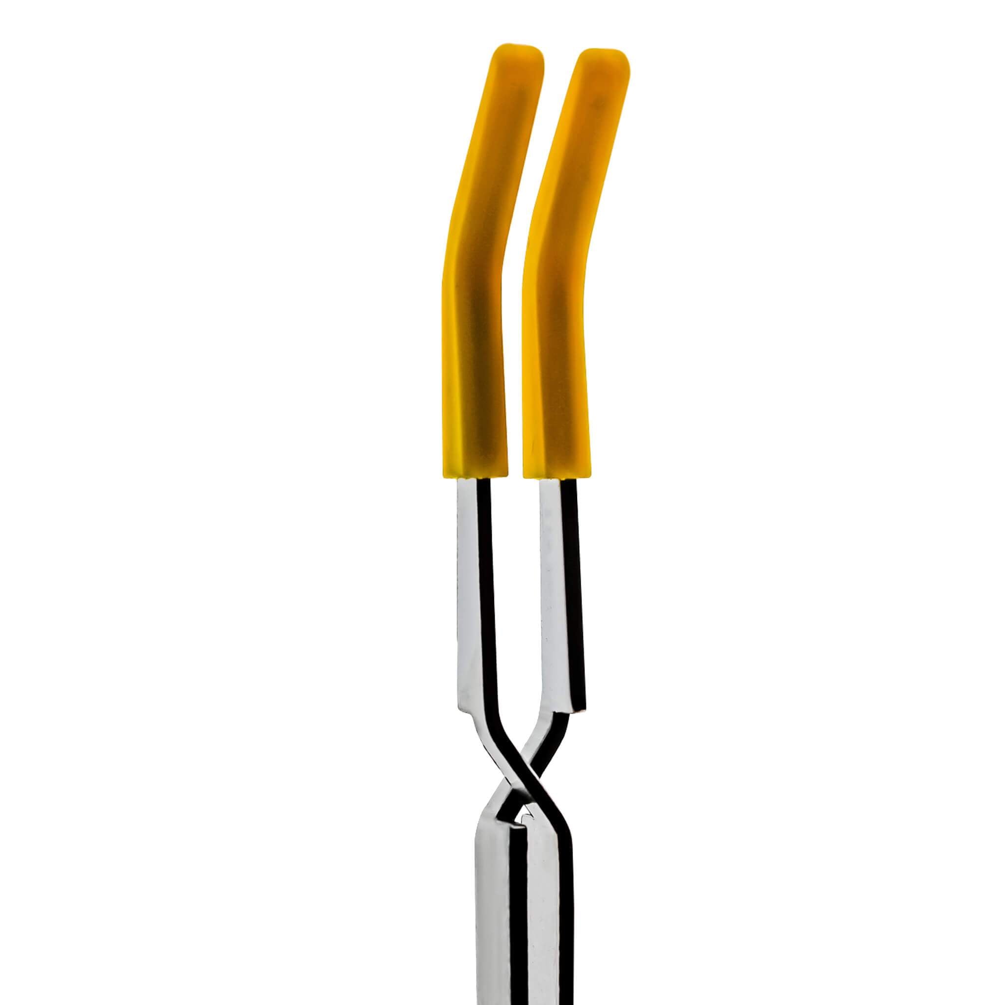 Reverse Tweezers | Silicone Tipped | Open Grip Tip Close Up Alternate View | Dabbing Warehouse
