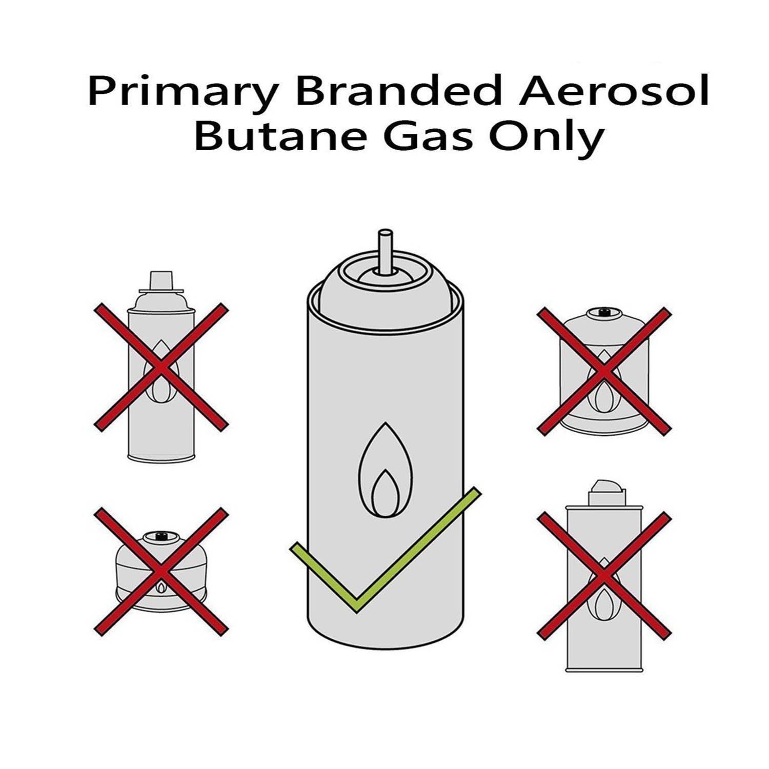 Blazer Big Buddy Torch | Use Primary Branded Butane Gas Only View | Dabbing Warehouse