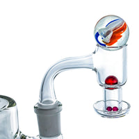Seamless Terp Slurper Banger Kit & Bundle | Full Marbled Terp Slurper Stack Close Up View | DW