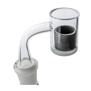 Silicon Carbide (SiC) Cup Insert | 25mm | SiC Insert Cup In Banger View | Dabbing Warehouse