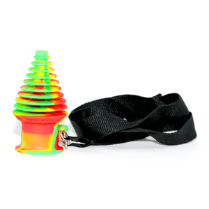 Silicone Rubber Mouthpiece with Strap | Alternate Color Variation Profile View One | DW