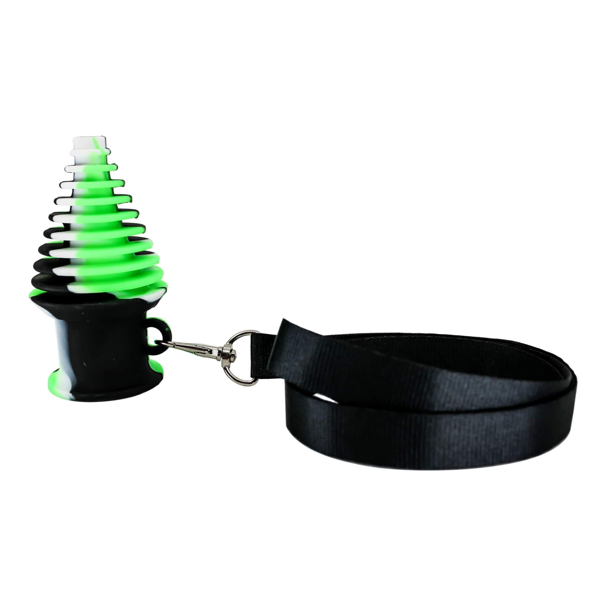 Silicone Rubber Mouthpiece with Strap | Alternate Color Variation Profile View Nine | DW